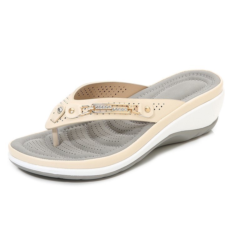 Women’s Soft Cushioned Arch Support Thong Sandals
